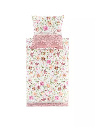 BASSETTI | Linge de lit en satin CASABLANCA 70x90cm/140x200cm Bleu | rosa